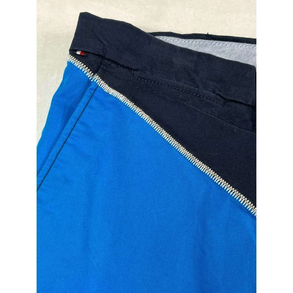 NAUTICA Mens 40 Shorts Blue‎ two-tone Chino 8